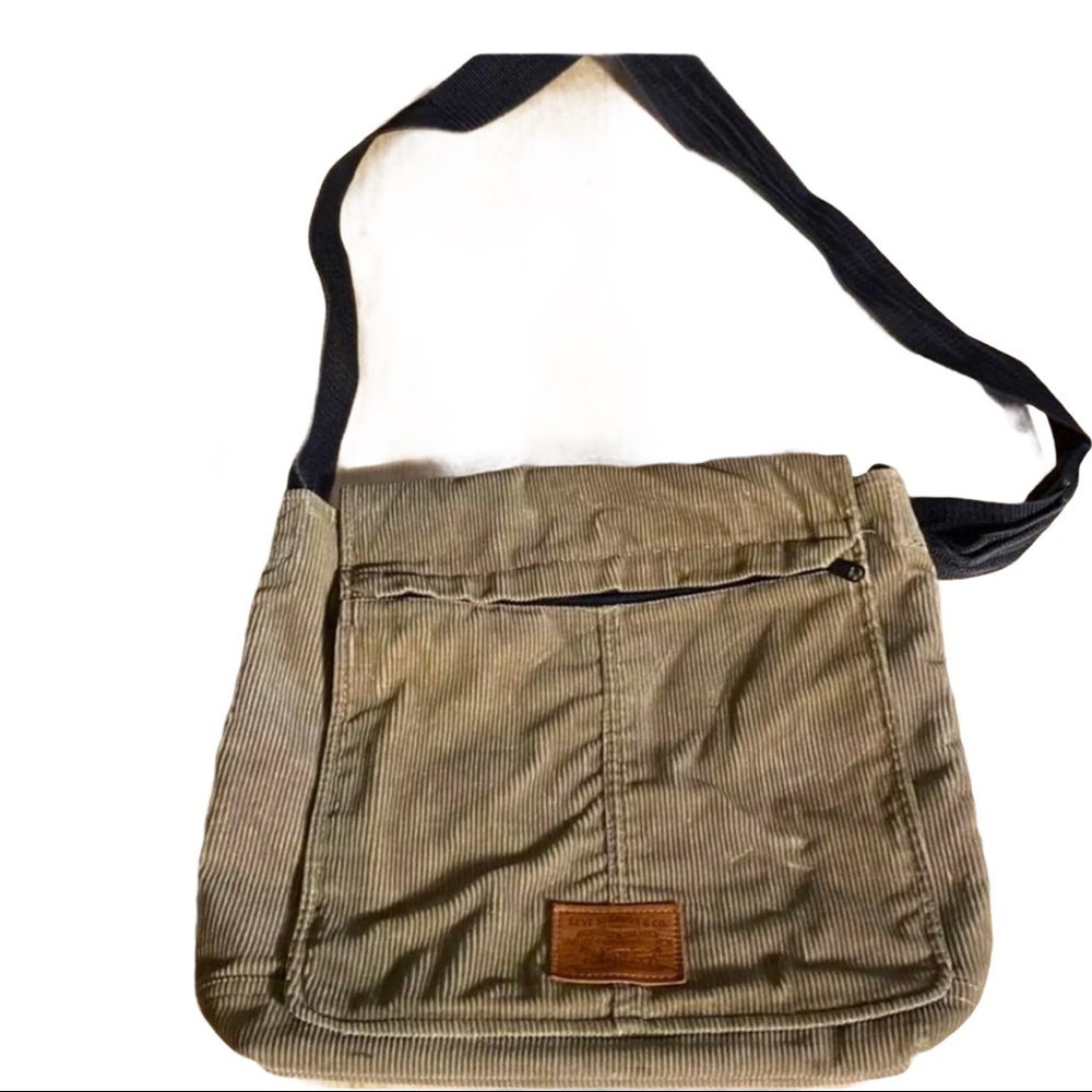 Vintage Levi Strauss Messenger Corduroy Bag 15x15